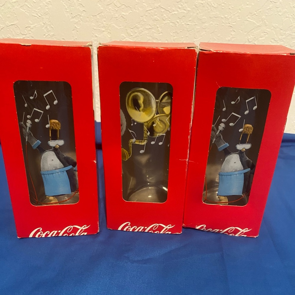 Coca-Cola Musical Glass Set